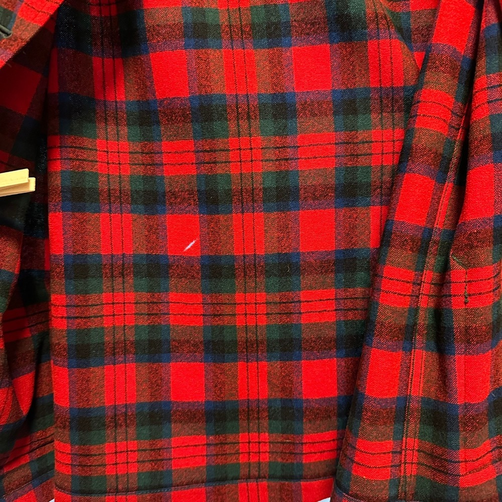 Vintage Pendleton Women's 49er Wool Plaid Blazer Jacket - Picture 6 of 7